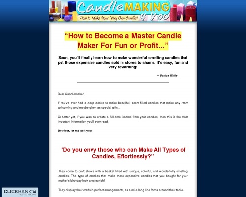 Candle Making 4 You – How to Make Your Very Own Candles!