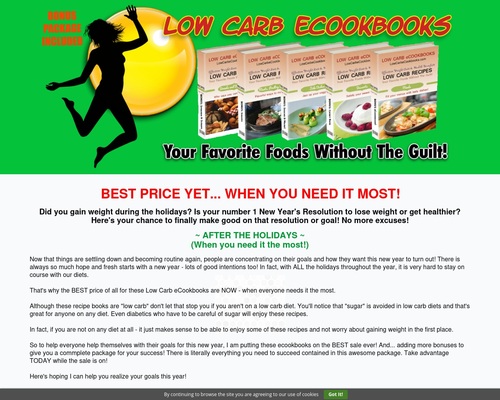 Low Carb eCookbooks Home – Low Carb eCookbooks