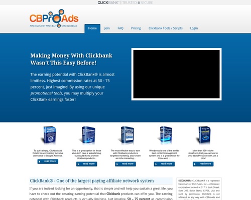 Clickbank Affiliate Tools – Ads, Storefront & WordPress Plugin