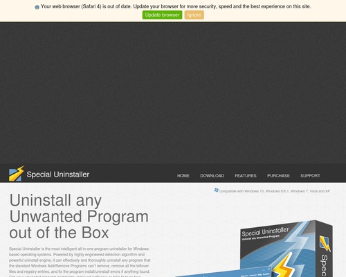 Special Uninstaller Official – Uninstall any Unwanted Program and Fix Program Install/Uninstall Errors