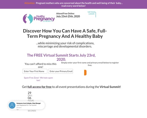 Healthy Pregnancy Summit