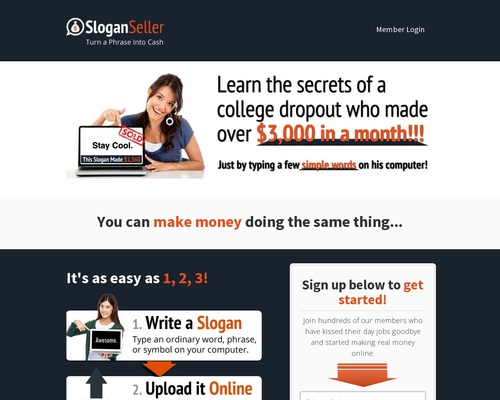 Slogan Seller – Hot Untapped Niche – 0 Aff Bonus!