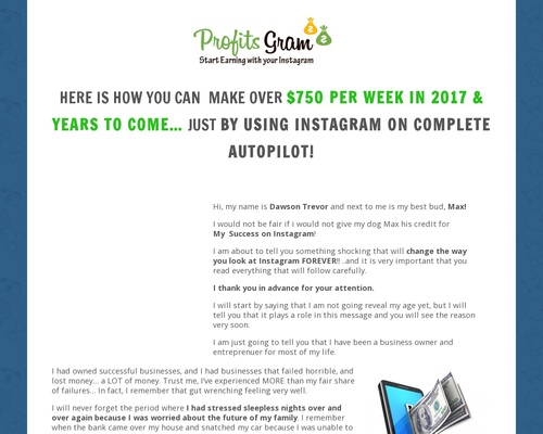 Instagram Auto-Income 2024 (even worked through COVID-19 times) – Join Now – Make Money – ProfitsGram