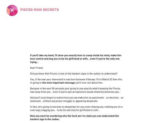 Pisces Man Secrets by Relationship Astrologer Anna Kovach » Books